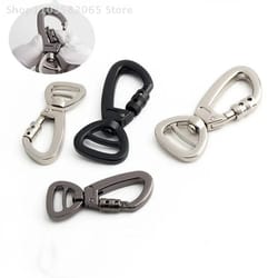 360 degree rotatable carabiner keychain hook with lock