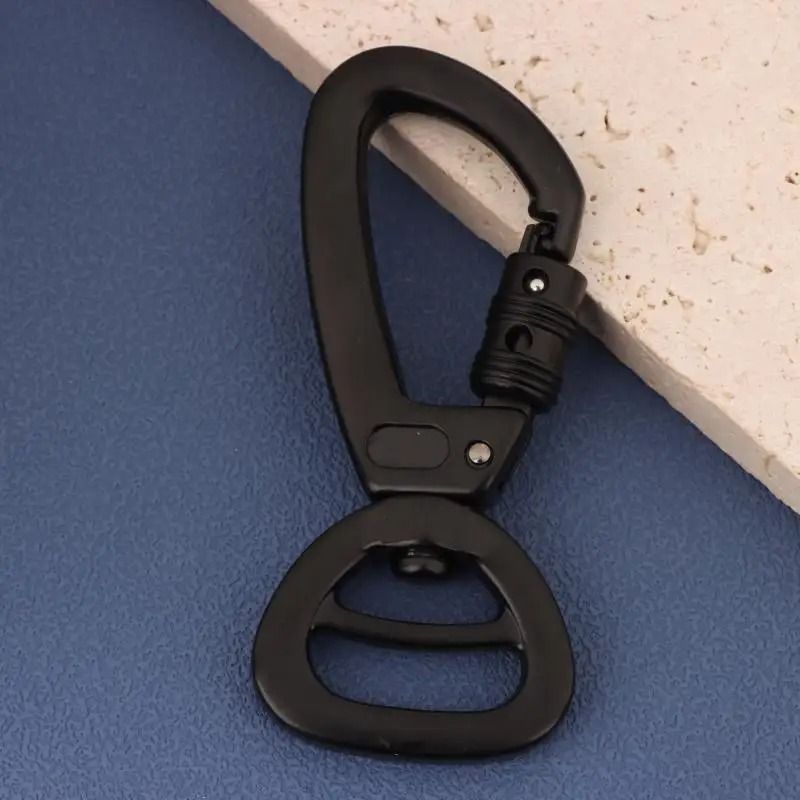 360 Degree Rotatable Carabiner Keychain Hook With Lock 12