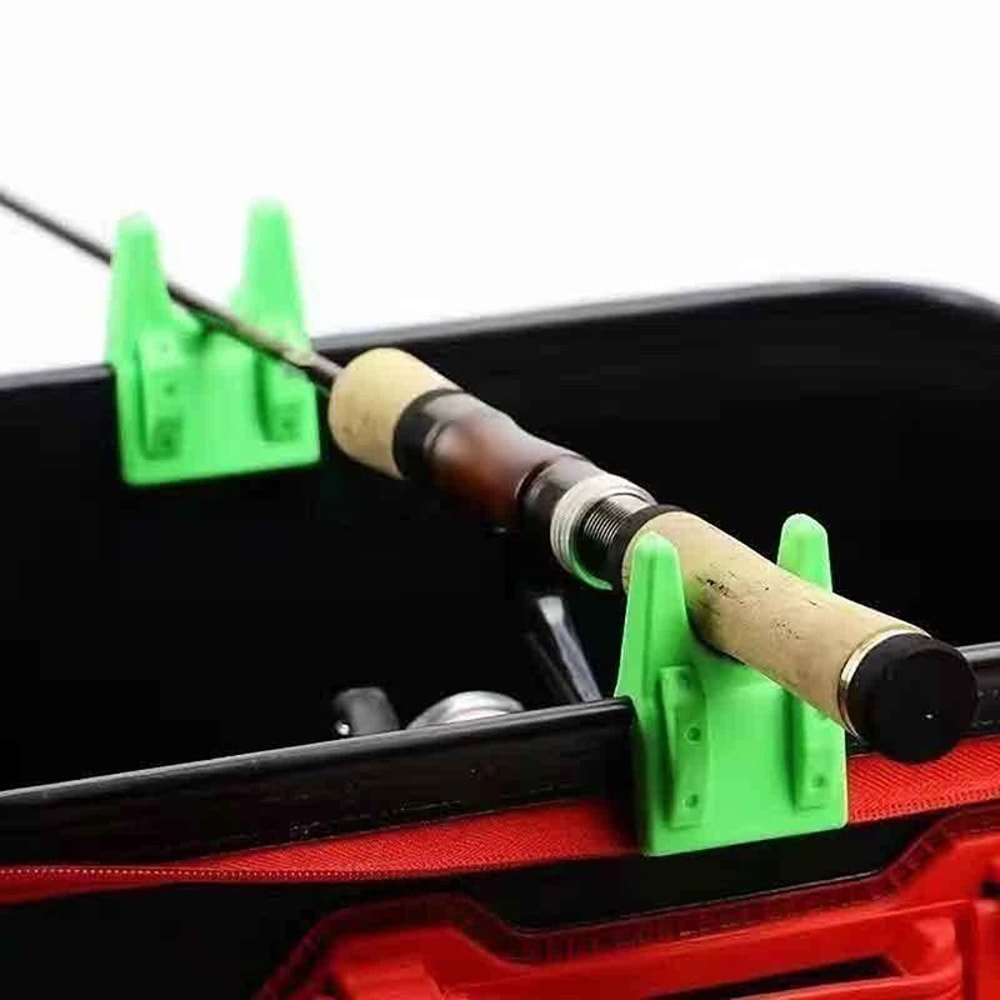 Portable EVA Bucket Fishing Rod Holder Rack Set Of 2 0
