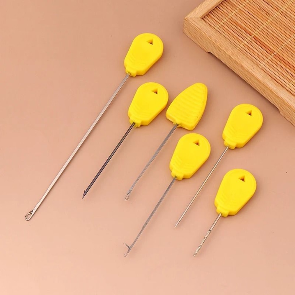 Carp Fishing Baiting Tool Kit Drill Hook And Rigging Needles Set 3