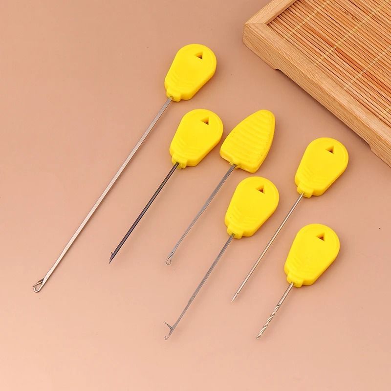 Carp Fishing Baiting Tool Kit Drill Hook And Rigging Needles Set 3