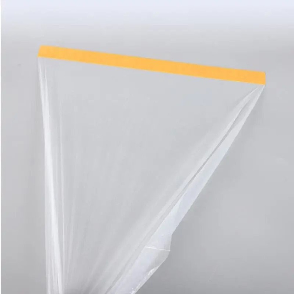Disposable Self Adhesive Dustproof Film Roll For Cabinet And Wall Protection 5