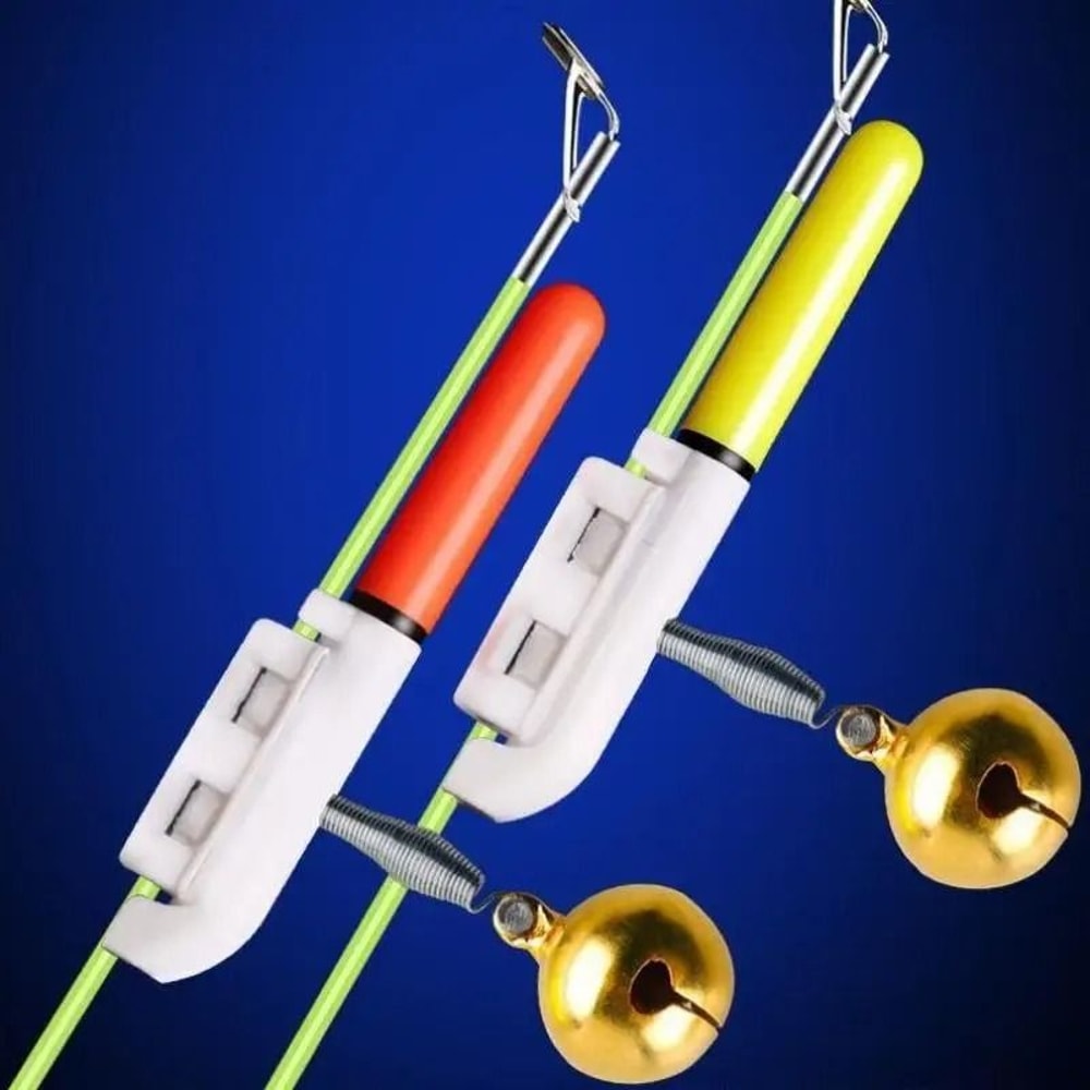 LED Fishing Glow Sticks With Bell Reusable Night Fishing Alarms Set Of 5 2