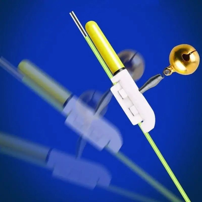 LED Fishing Glow Sticks With Bell Reusable Night Fishing Alarms Set Of 5 5