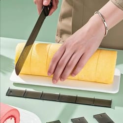cake cutting roll scale ruler set for uniform baking portions