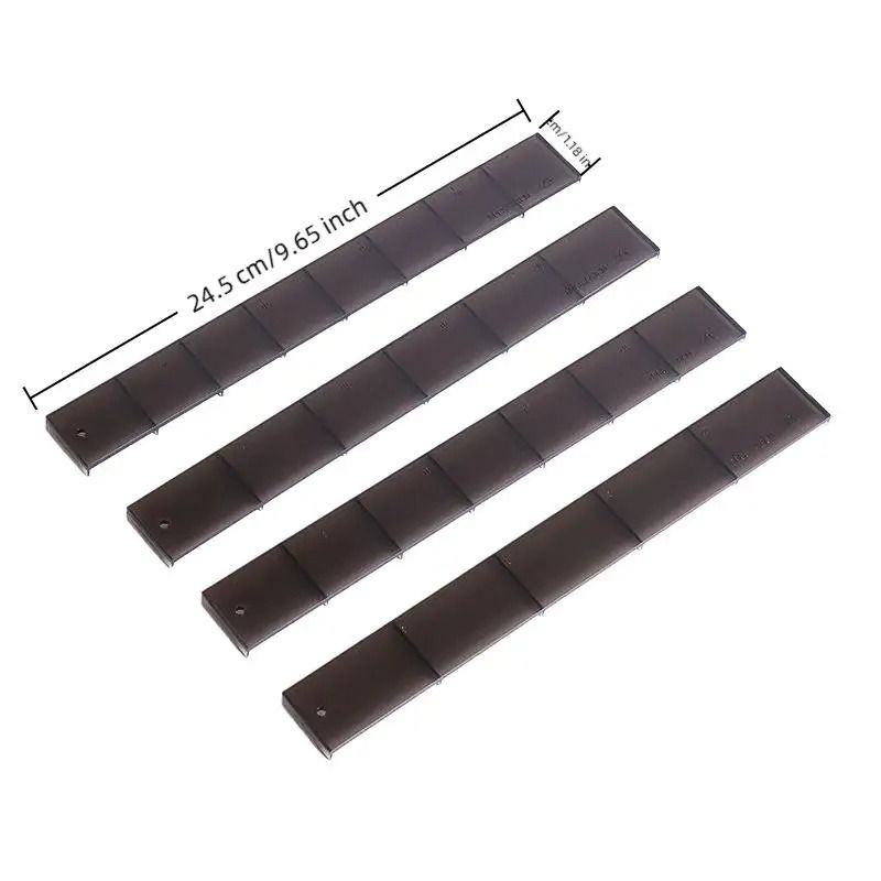 Cake Cutting Roll Scale Ruler Set For Uniform Baking Portions 6