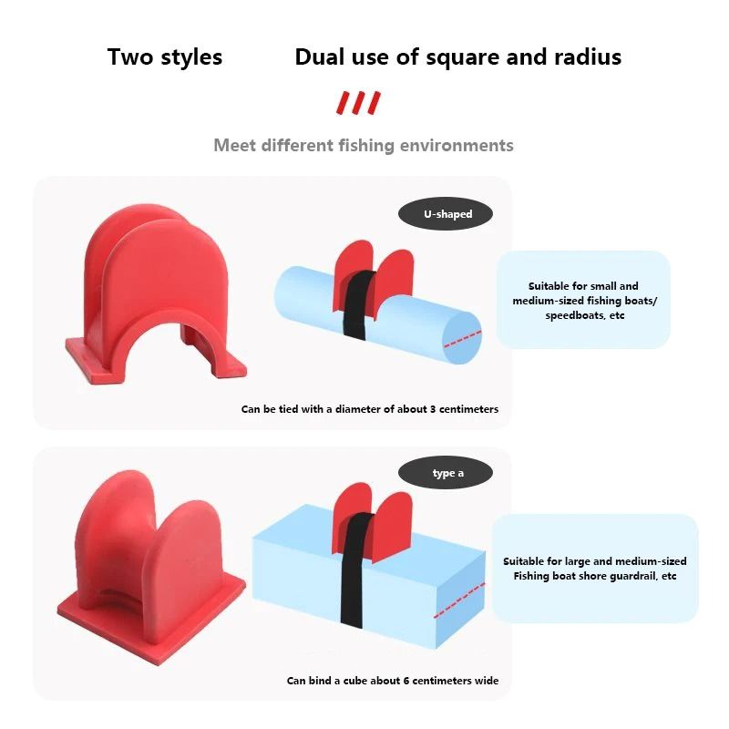 Portable U Shaped Fishing Rod Support Holder 2