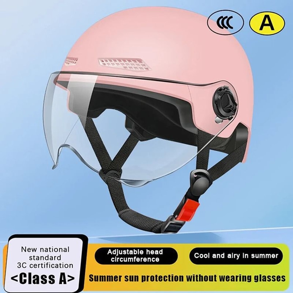Bicycle Safety Helmet With Goggles For Adults And Children 16