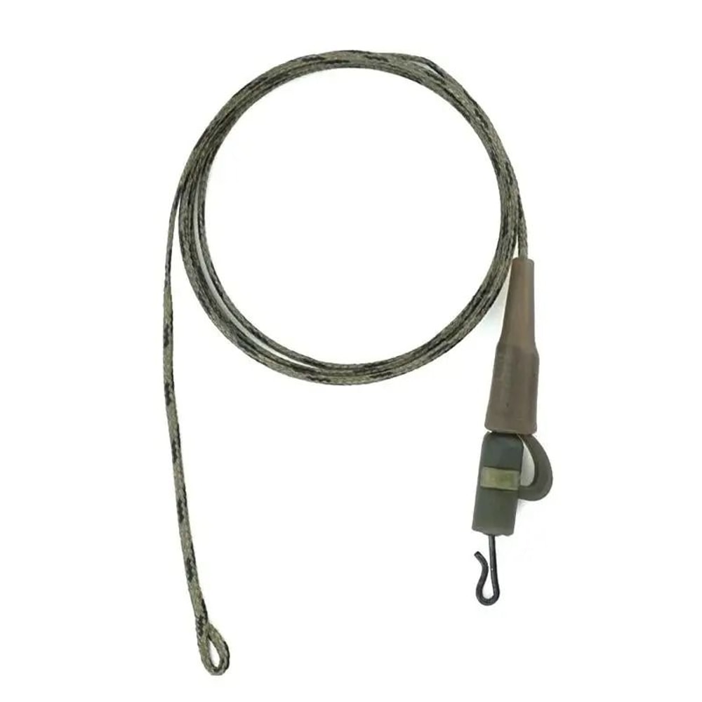 Carp Fishing Lead Core Helicopter Rig Braided Line Set Of 3 5