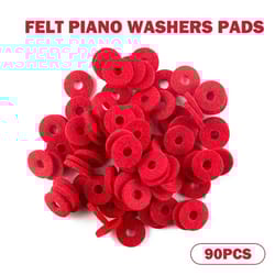 red felt piano washer pads rings set of 90