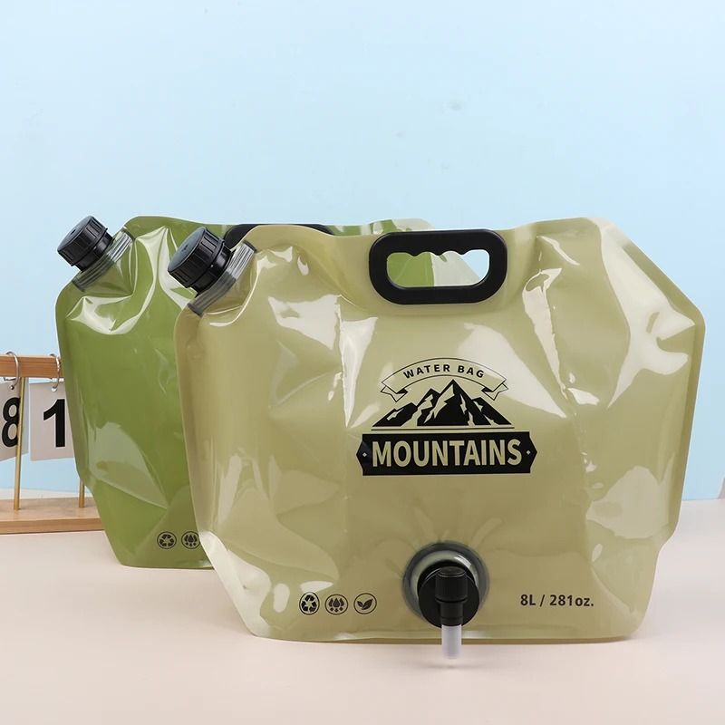 8L Outdoor Portable Water Bag With Faucet And Handle 3