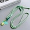 Colorful Nylon Phone Lanyard Shoulder Strap With Flower Charm 9