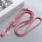 Colorful Nylon Phone Lanyard Shoulder Strap With Flower Charm 6