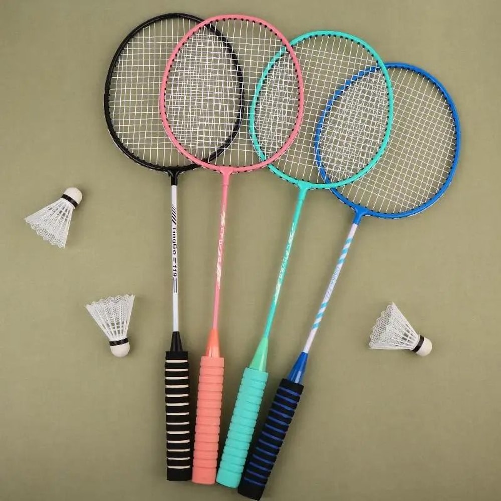 Professional Badminton Racket Set For Beginners And Training 4