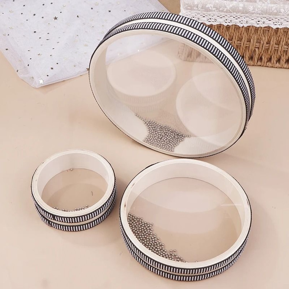 Wooden Ocean Sound Hand Drum Montessori Percussion Toy For Kids 0