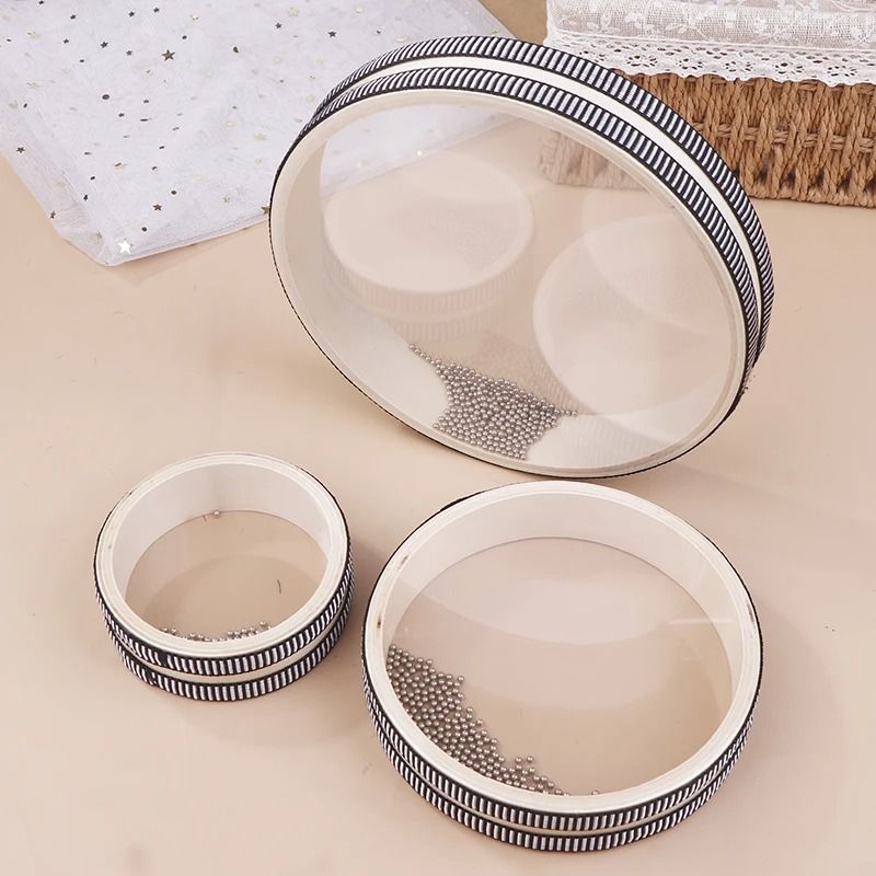 Wooden Ocean Sound Hand Drum Montessori Percussion Toy For Kids 0