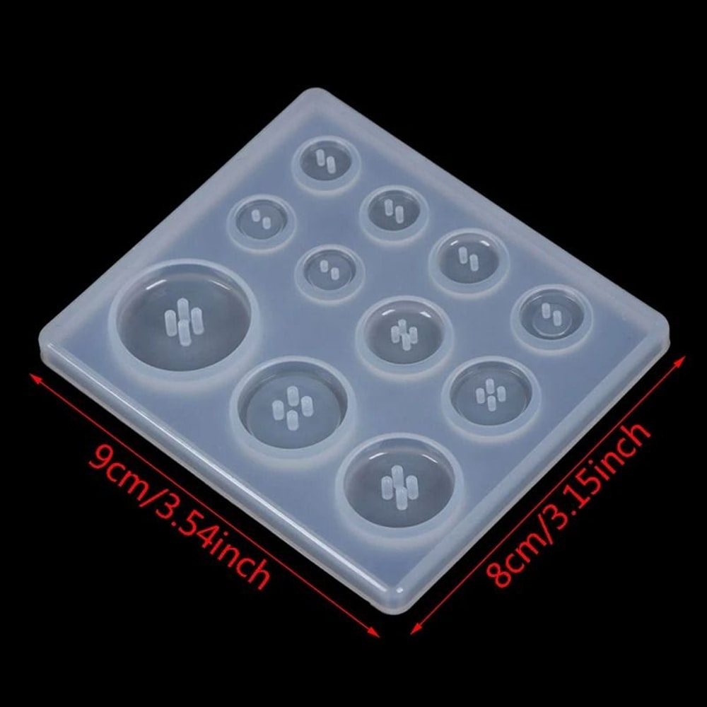 Silicone Jewelry Mold For Square Bead And Ball Epoxy Pendants 11
