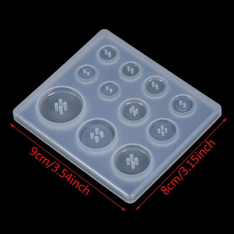 Silicone Jewelry Mold For Square Bead And Ball Epoxy Pendants 11