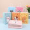 Cartoon Cat Paw Print Paper Gift Bags With Handles For Kids Party 6 Piece Set 1