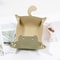PU Leather Cat Shape Desktop Storage Tray Jewelry Organizer 11