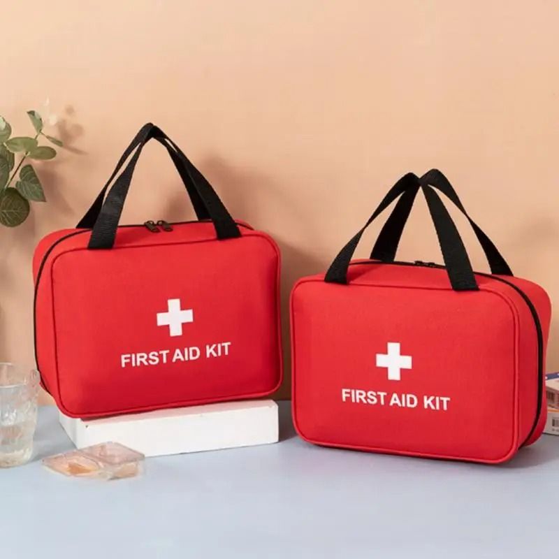Portable First Aid Storage Pouch With Handle For Travel Camping Emergency 3