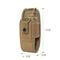 Nylon Walkie Talkie Holster Pouch Waist Carry Bag For Camping Hunting 5