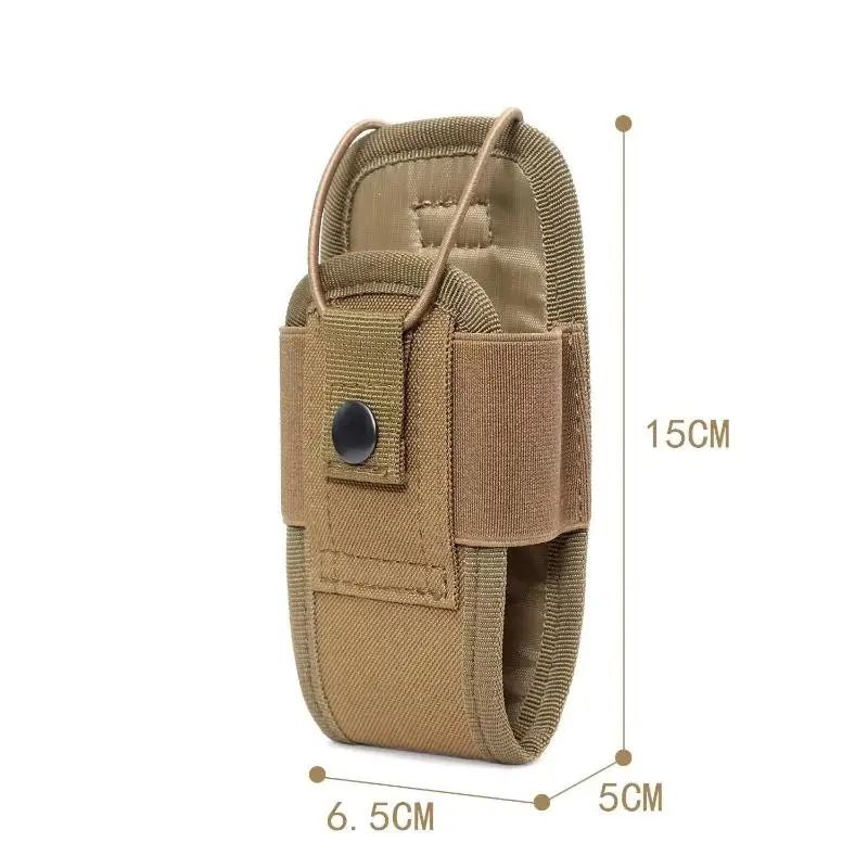 Nylon Walkie Talkie Holster Pouch Waist Carry Bag For Camping Hunting 5