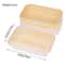 Disposable Rectangular Plastic Food Containers With Lids For Cake Picnic Bento 10 Piece Set 5