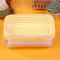 Disposable Rectangular Plastic Food Containers With Lids For Cake Picnic Bento 10 Piece Set 7