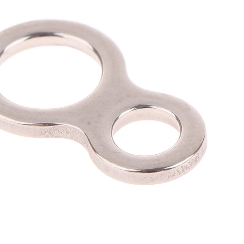 Stainless Steel Assist Hook Figure 8 Rings Fishing Lure Connectors 10 Piece Set 4