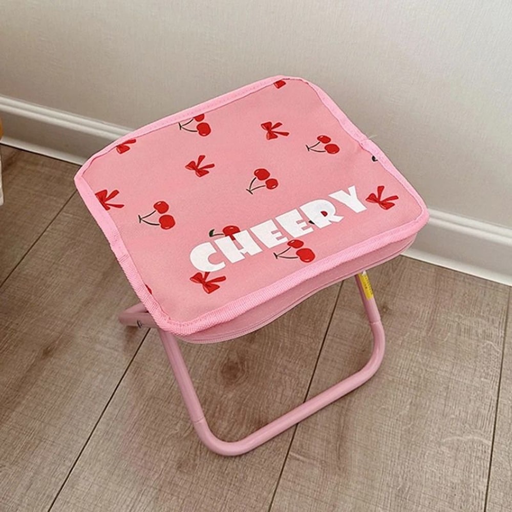 Portable Foldable Fishing Chair Camping Picnic Stool Small Bench 3