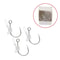 Luminous Live Shrimp Fixing Hooks Metal Barbed Fishing Hook Set 4
