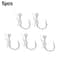 Luminous Live Shrimp Fixing Hooks Metal Barbed Fishing Hook Set 6