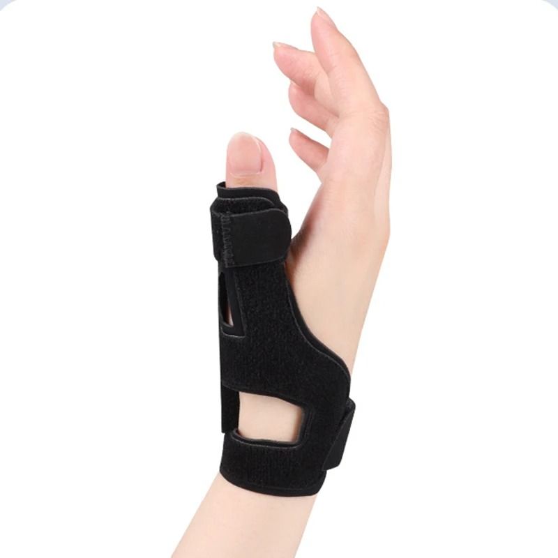 Thumb Brace Wrist Support With Aluminum Reinforcement Adjustable Compression 4