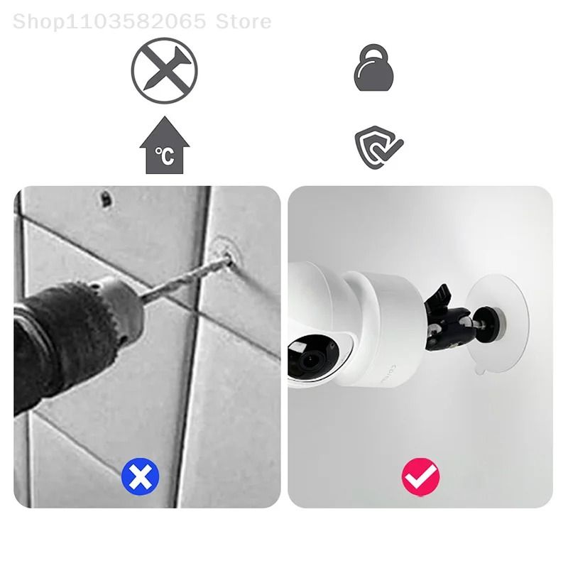 Stainless Steel Adhesive Camera Mount No Drill Bracket With 1 4 Inch Interface 3