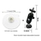 Stainless Steel Adhesive Camera Mount No Drill Bracket With 1 4 Inch Interface 8