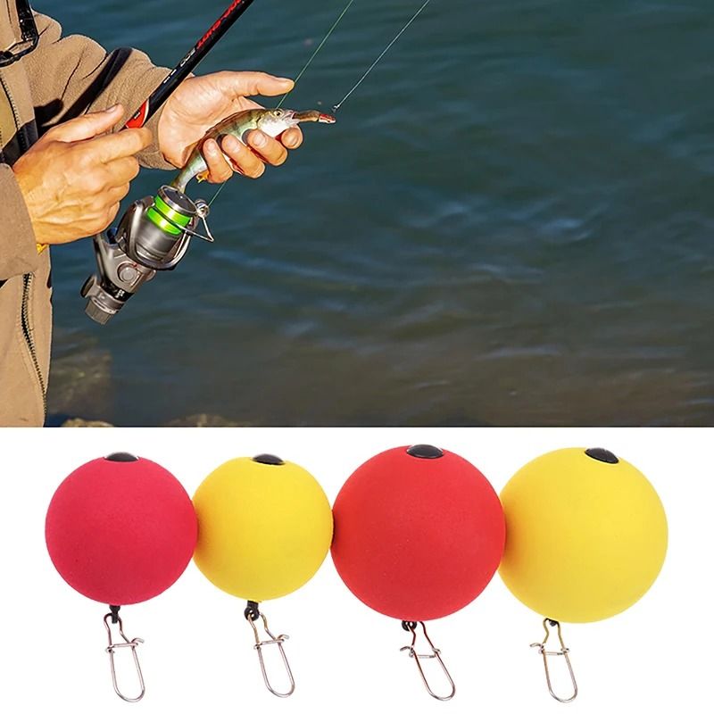 EVA Round Foam Fishing Float Ball Buoyancy Lure For Outdoor Fishing 0