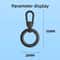 Metal Phone Lanyard Clip Rotatable Buckle Hanging Tab For Mobile Phone 5