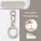 Metal Phone Lanyard Clip Rotatable Buckle Hanging Tab For Mobile Phone 7