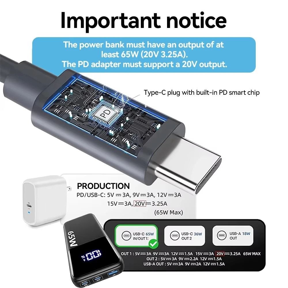 Starlink Mini Car Charger Extension Cable USB C Waterproof 3 In 1 3