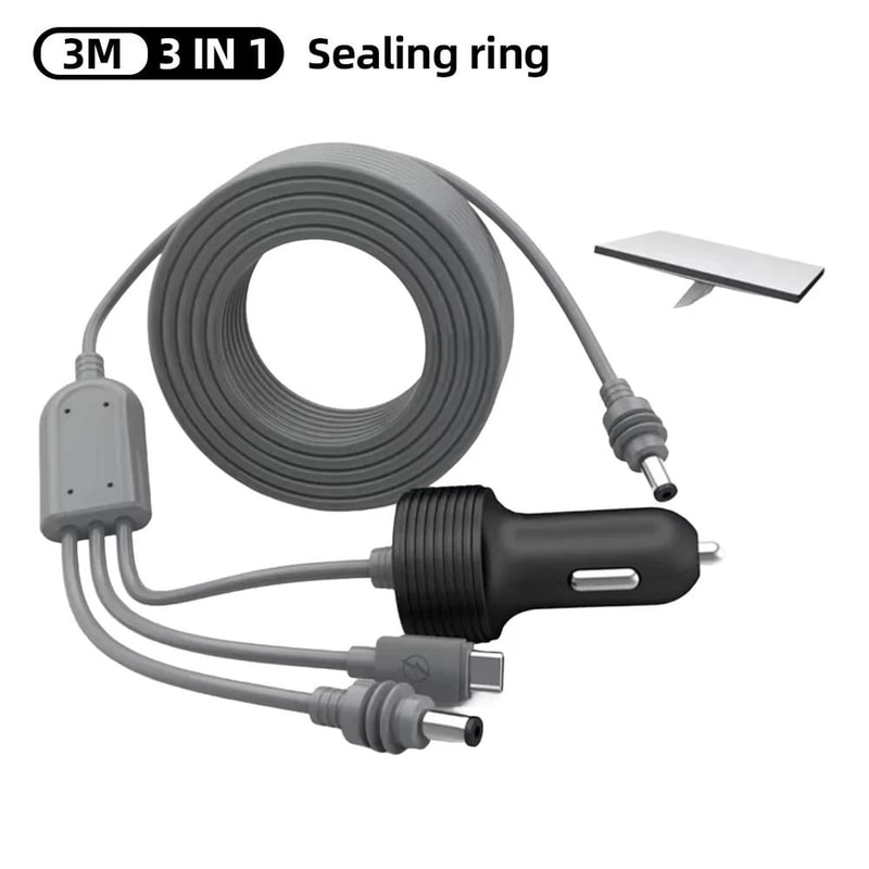 Starlink Mini Car Charger Extension Cable USB C Waterproof 3 In 1 5