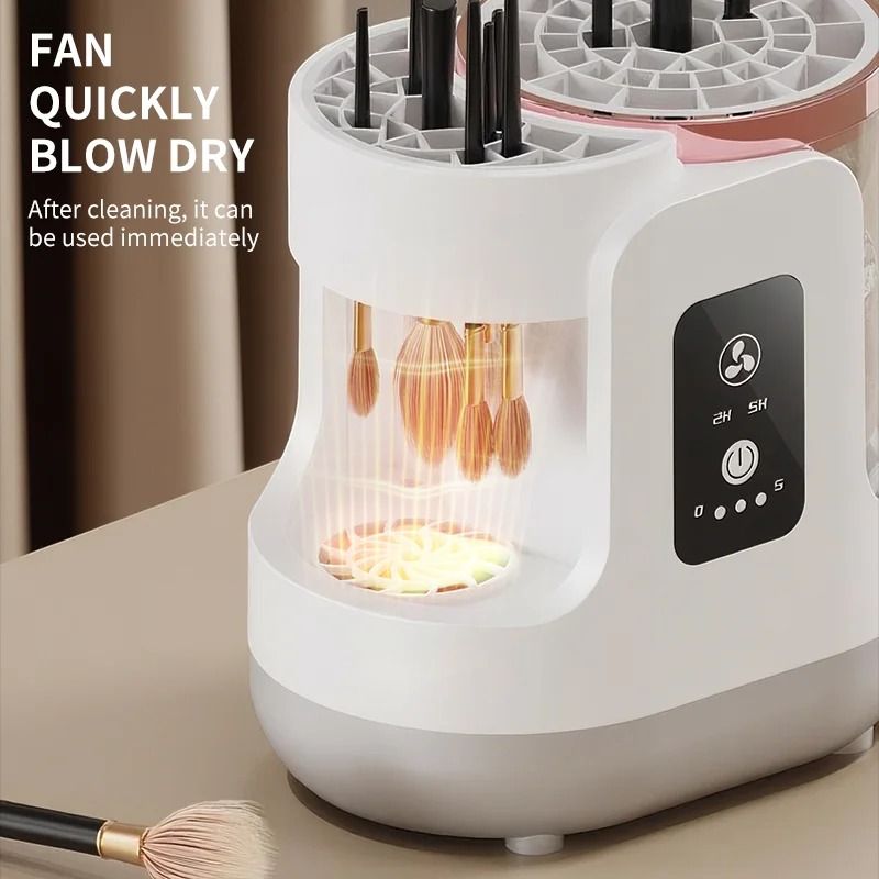 USB Electric Makeup Brush Cleaner And Dryer 3 In 1 Automatic Cleaning Tool 1