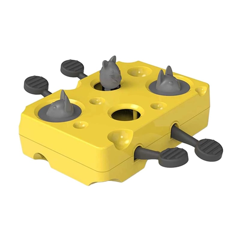 Cat Puzzle Feeder Toy Slow Feeder Foraging Game For Indoor Cats 3