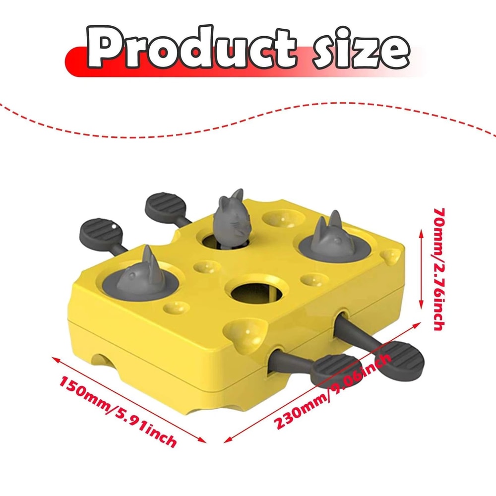 Cat Puzzle Feeder Toy Slow Feeder Foraging Game For Indoor Cats 5