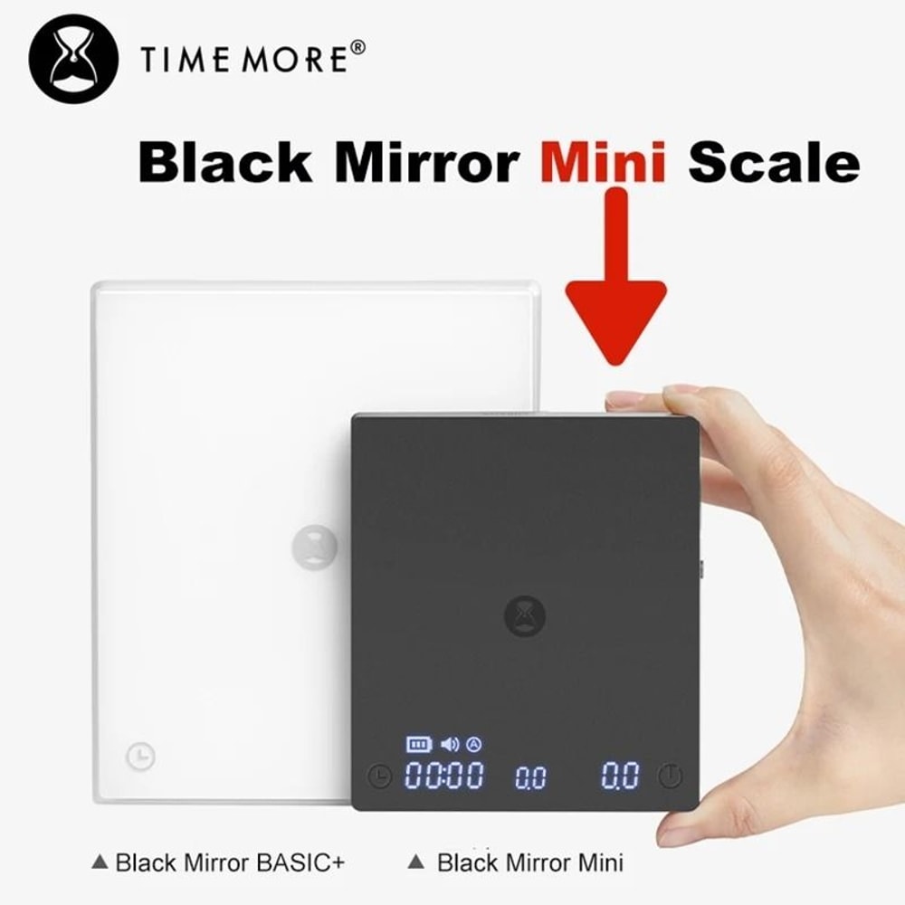Timemore Black Mirror Mini Coffee Scale For Espresso And Pour Over Brewing 0