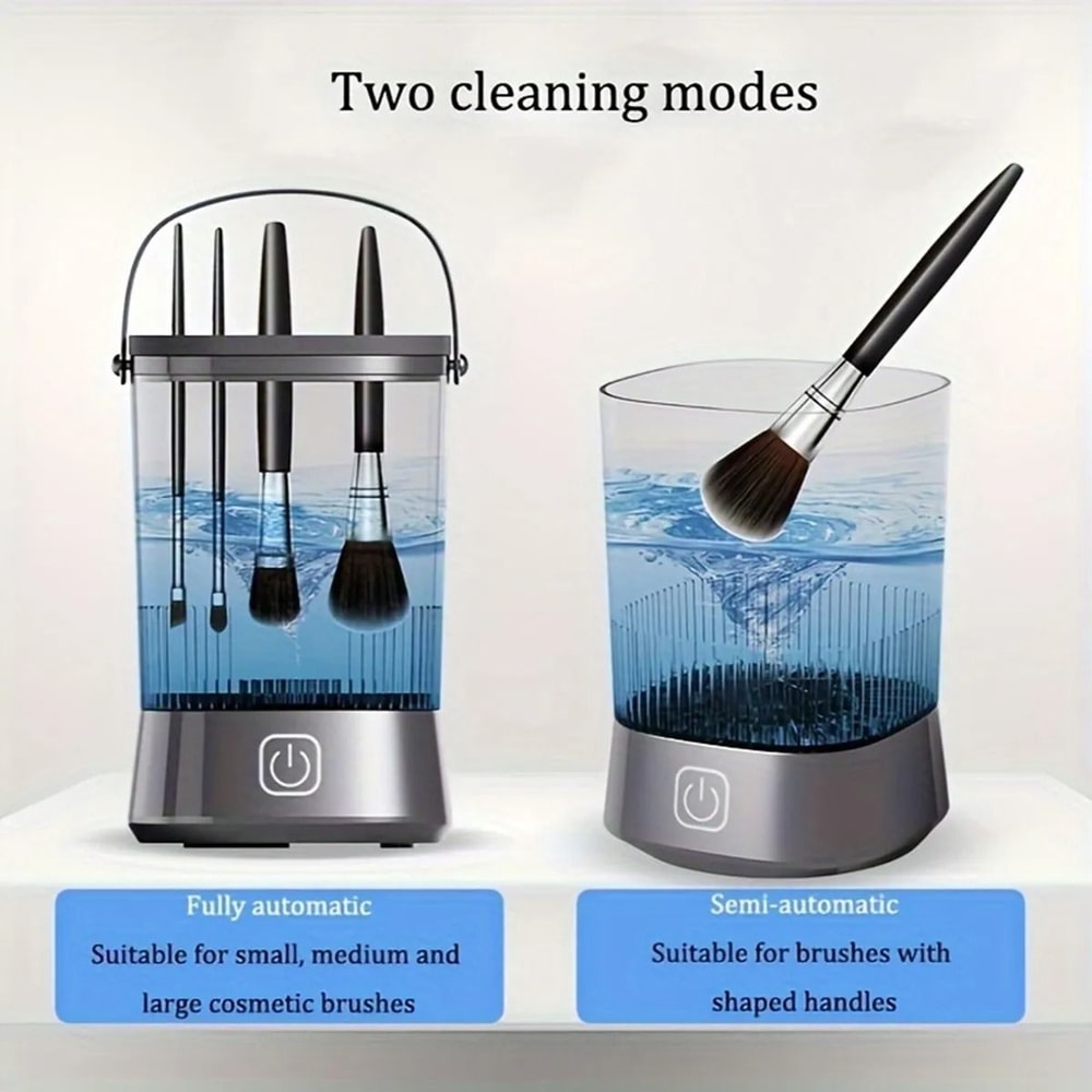 Automatic Electric Makeup Brush Cleaner With Washing Drying And Type C Charging 4