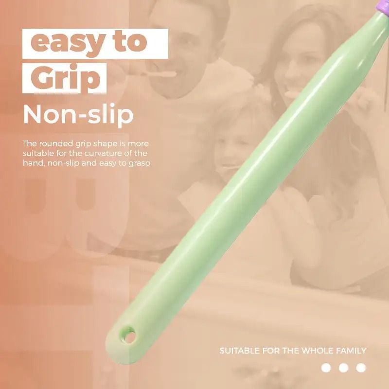 Three Sided Ultra Soft Toothbrush With Fine Bristles For Gentle Oral Care Cleaning 4