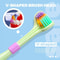 Three Sided Ultra Soft Toothbrush With Fine Bristles For Gentle Oral Care Cleaning 5