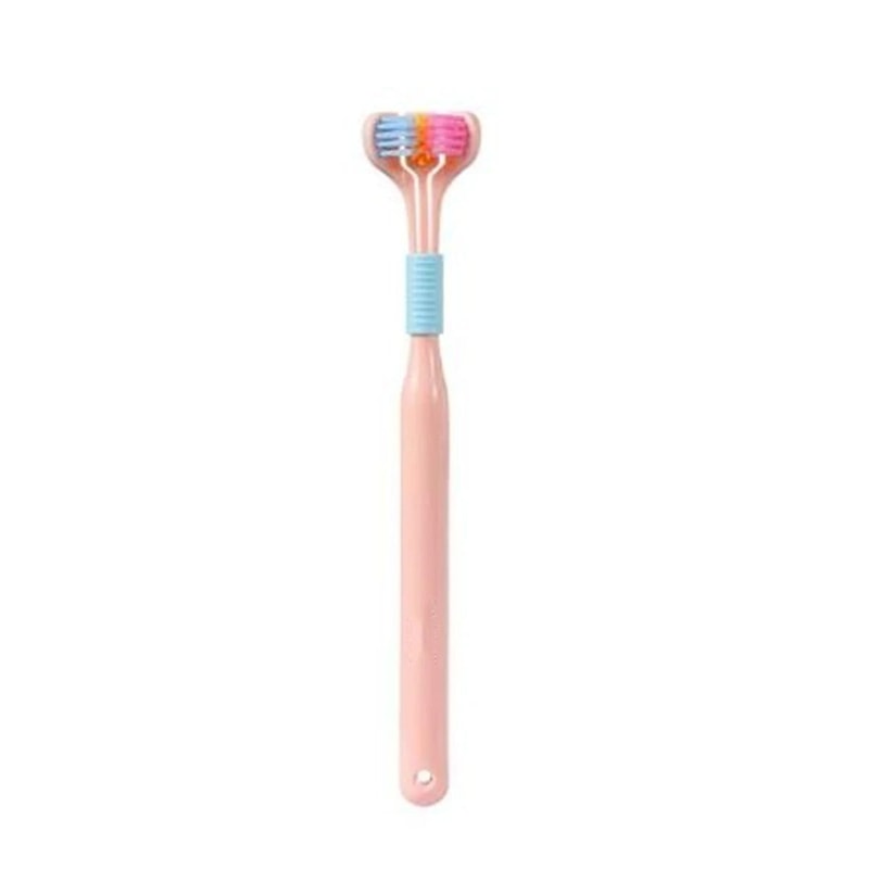 Three Sided Ultra Soft Toothbrush With Fine Bristles For Gentle Oral Care Cleaning 6