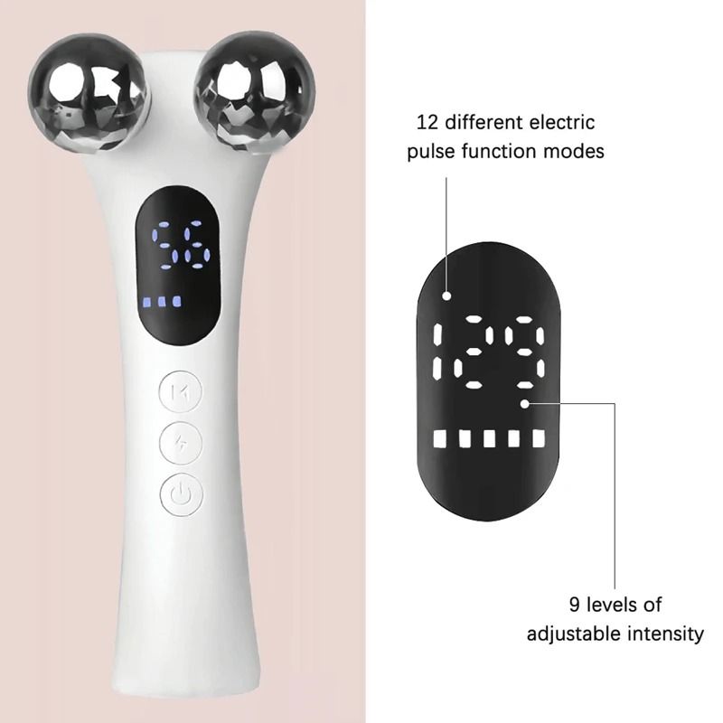 4D Roller Facial Massager With EMS Face Lift And Skin Tightening Device 2